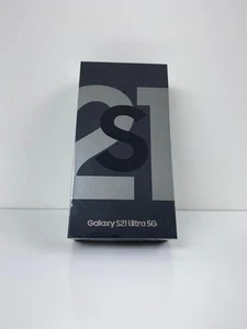 New Samsung Galaxy S21 Ultra 5G - 128GB - Phantom Black - Unlocked - Picture 1 of 5