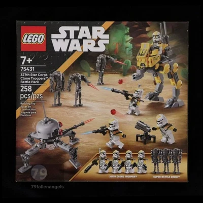 LEGO Star Wars 327th Star Corps Clone Troopers Battle Pack 75431 New Sealed NISB - Image 1 of 4