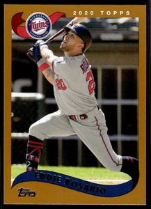2020 Topps Archives Eddie Rosario Minnesota Twins #268 - Foto 1 di 2