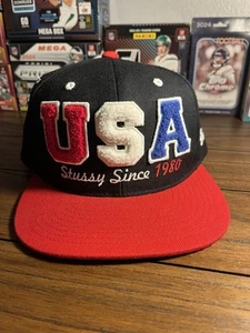 STUSSY Hat USA, SnapBack, Starter - Picture 1 of 6