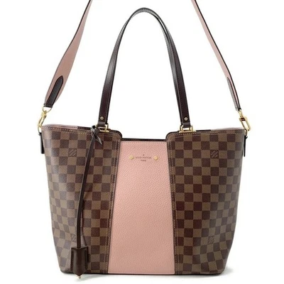 Louis Vuitton Damier Jersey Magnolia Pink Ebene Brown Tote 2way LV N44041 RankSA - Image 1 of 4
