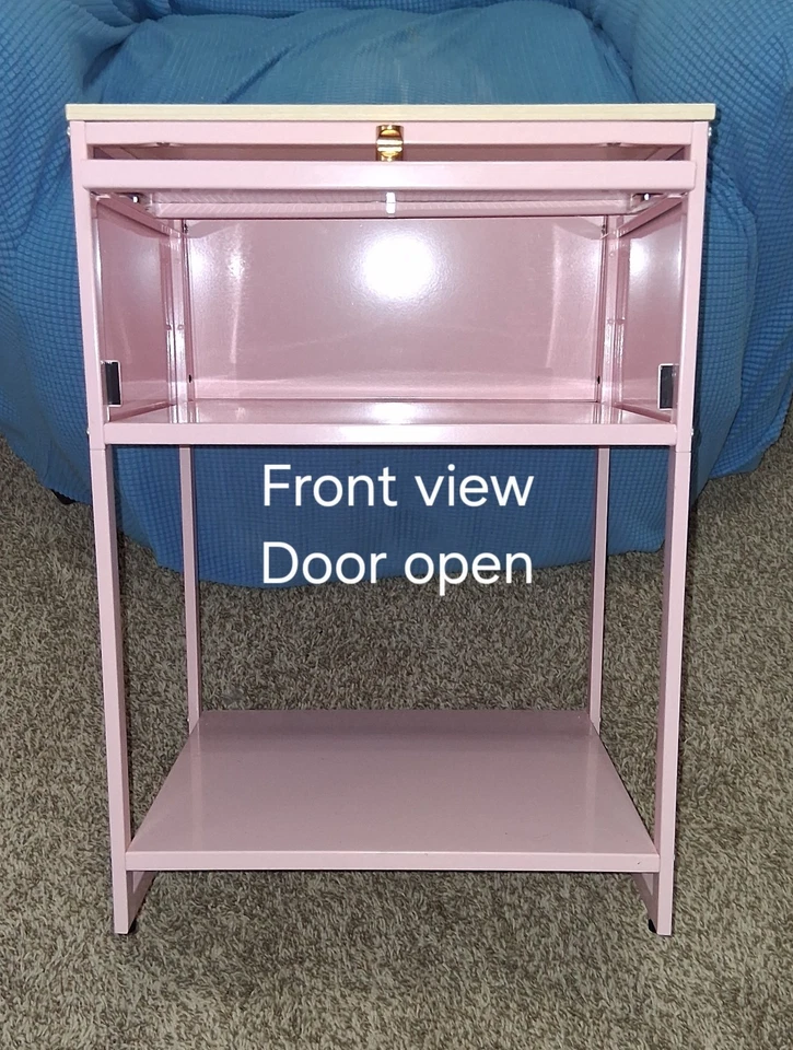 Mesita de noche ROSA - Perfecta para DORMITORIO - Elegante y funcional Foto 1 de 4