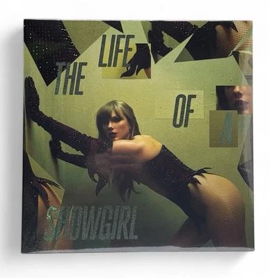 Taylor Swift THE LIFE OF A SHOWGIRL THE SHINY BUG EDT Green Onyx Vinyl IN HAND - Image 1 of 4