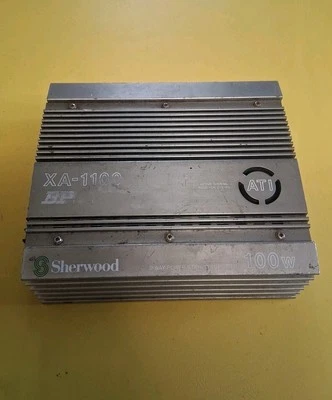 AMPLIFICADOR COCHE ESTÉREO 2 VÍAS SHERWOOD XA-1100 SERIE BP AUDIO 100W Foto 1 de 4
