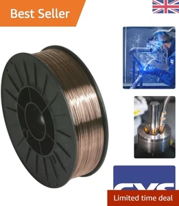 0.8mm 5Kg Polished Steel MIG Wire - High Arc Stability & Corrosion Resistant - Picture 1 of 6