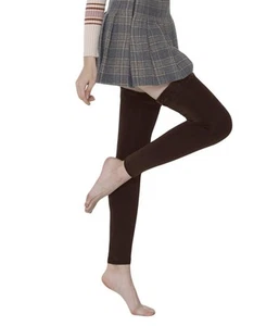 Womens Over Knee Leg Warmers Winter Thick Fleece Lined Elastic Socks Tights O... - Picture 1 of 5