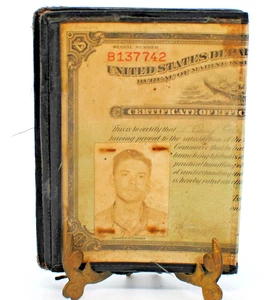 Fascinating Original WWII 1942 Naval Seaman's Certificates -- Three Documents - Picture 1 of 6