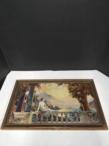 Original 1920's R. Atkinson Fox (1860-1935) Lithograph Titled "SUNSET DREAMS" - Picture 1 of 12