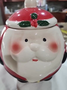 SANTA COOKIE JAR  Christmas - Picture 1 of 5