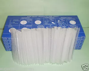 5000 PCS. CLEAR STANDARD CLOTHING PRICE TAG TAGGING GUN BARBS FASTENERS 1" - Picture 1 of 2