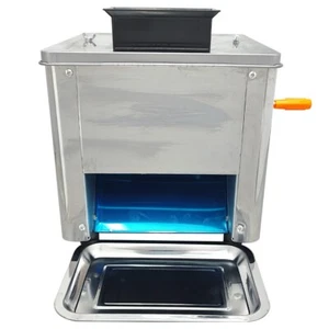 15mm Meat Cutter Machine 110V Electric Meat Slicer, Commercial Meat Cutting Mach - Picture 1 of 16