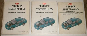 KIA SEPHIA 1997 SERVICE MANUALS + 1&2 + ELECTRICAL VACUUM TROUBLESHOOTING  - Bild 1 von 7
