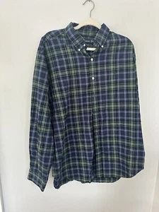 Ralph Lauren Shirt Mens X Large Long Sleeve Green Check Button Down Classic Fit - Picture 1 of 6