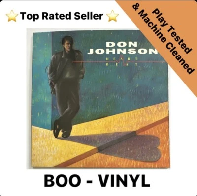 Don Johnson, Heart Beat, 1986, Electronic Rock Vinyl Lp Record EX / EX - Bild 1 von 4