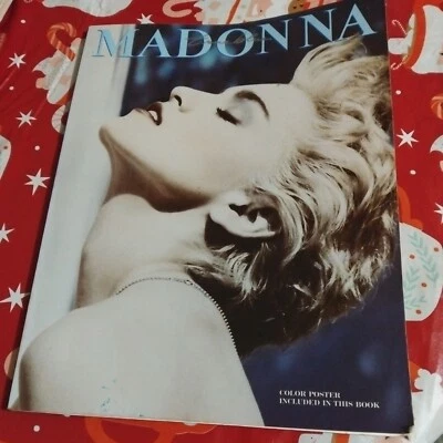 Madonna True Blue Piano Music Book 1986 Warner Bros  - Image 1 of 4