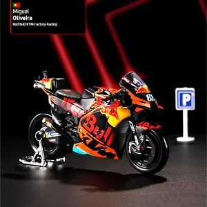 Maisto 1/18 2021 Red Bull KTM Factory Racing GP #88 Diecast Motorcycle Model BOX - Picture 1 of 9