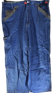 Bugle Boy Utility Jeans Mens 46x32 Denim Jeans Stonewash NWT Hammer Loop - Picture 1 of 11