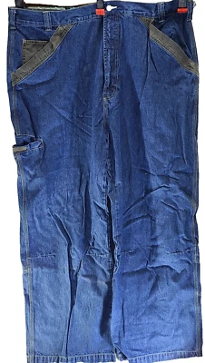 Bugle Boy Utility Jeans Mens 46x32 Denim Jeans Stonewash NWT Hammer Loop - Image 1 of 4