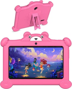 PRITOM 7 inch Kids Tablet, Android Tablet,32GB, Bluetooth WiFi Parental Control - Picture 1 of 5