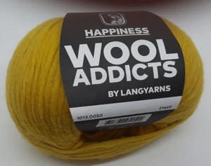 (179 €/kg): 50 g LangYarns Wooladdicts HAPPINESS, Fb.050  #6579 - Bild 1 von 1
