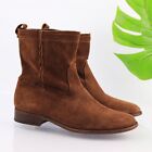 Frye Cara Short Boot Women's Size 10 Slouch Brown Suede Unlined Boho Rustic Soft