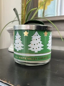 WHITE VELVET COCONUT Candle Bath & Body Works BBW - Picture 1 of 4
