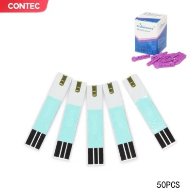 Test Strips for CONTEC Blood Glucose Meter KH-100,blood glucose strips 100pcs  - Image 1 of 2