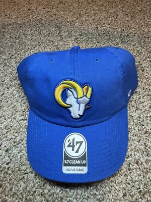 Los Angeles Rams '47 Royal Blue OSFM Adjustable Strapback Hat Cap retro - Image 1 of 4