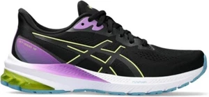 ASICS Women's GT-1000 12 Running Shoe Black/Glow Yellow US 8.5 EU 40 - Picture 1 of 5