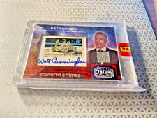 2010 PANINI CENTURY ASTRONAUTS WALT CUNNINGHAM 8 CENTS AUTO #3  1/50  AA16