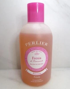 PERLIER FREESIA FOAM BATH 33.8 OZ *JUMBO SIZE / LOW FILL* - NWOB - Picture 1 of 3