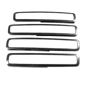 Carbon Fiber Interior Door Handle Frame Cover Trim for Benz G500 G63 W464 19-23 - Picture 1 of 6