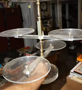 Vintage Acrylic Display stand, 4 round platforms, - Picture 1 of 5