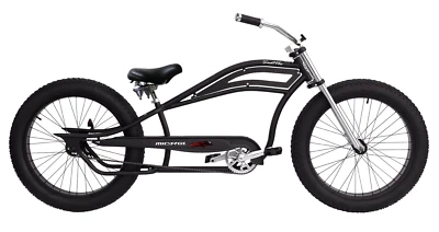 Fat Tire 26" x 4 Stretch Beach Cruiser Bicycle Chopper Style Recreational Bike - Image 1 of 3