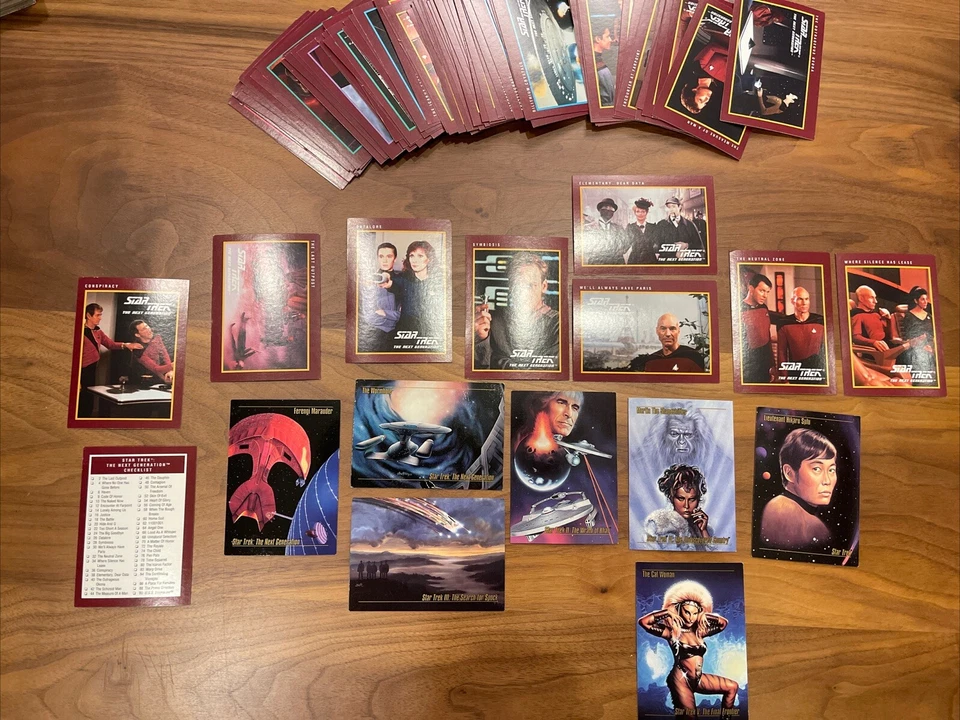 1991 Star Trek следующего поколения карты лот Paramount Impel более 85 карт винтажный ✨ - Изображение 1 из 1
