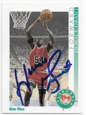 HORACE GRANT Autographed Signed 1992-93 Star Pics card #40 Chicago Bulls COA