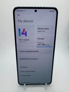Redmi K50 - Green - 256GB - (Unlocked) - Smartphone - WORKS GREAT - Imagen 1 de 6
