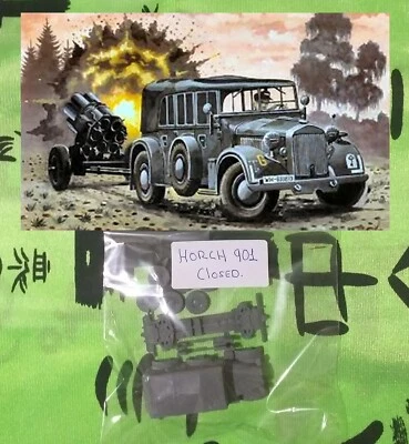 Kit maqueta para montar y pintar - Vehículo militar . Horch 901 closed - 1/72 - Immagine 1 di 2