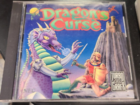 TurboGrafx 16 Dragons Curse HuCard, 1990 Authentic, Tested & Working