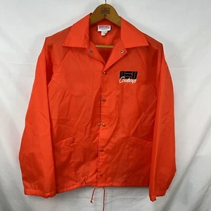 VINTAGE 80S NOS HARTWELL OKLAHOMA STATE OSU COWBOYS COACHES JACKET SIZE S USA - Bild 1 von 4