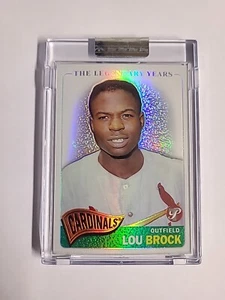 Lou Brock 2005 Topps Pristine Refractor #9 441/549 Uncirculated  - Picture 1 of 6