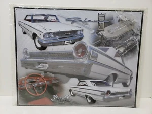 Sign Of The Times Ford Galaxie 500 Metal 15 x12 Photo Wall Art Speed Shop - Picture 1 of 7