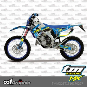KIT CALCOMANÍAS GRÁFICAS PEGATINAS PARA TM Racing 2T 2 TIEMPOS MX/EN/SMR 2015-2021 - Imagen 1 de 1