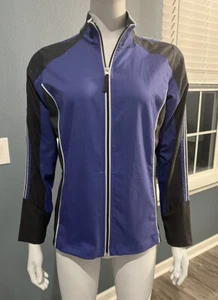 Made for Life Jacket Women's Sz S Purple Gray Colorblock Full Zip Lightweight - Picture 1 of 4