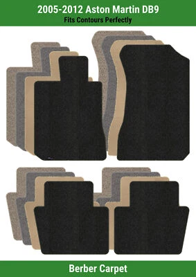 Lloyd Berber Front & Rear Row Carpet Mats for 2005-2012 Aston Martin DB9  - Image 1 of 4