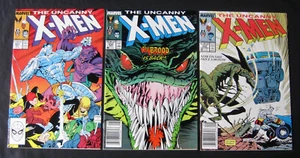 UNCANNY X-MEN Lote #252 253 254 - Cubierta Jim Lee - Magneto (Marvel 1989) 9,2 casi nuevo - - Imagen 1 de 5