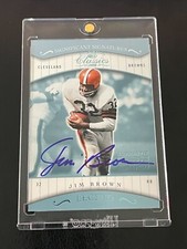 2001 Donruss Classics Significant Signatures Jim Brown On Card Auto Autograph