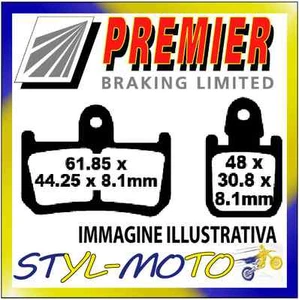 PREMIER YAMAHA YZF R1 2009 ORGANIC FRONT BRAKE PADS - Picture 1 of 1