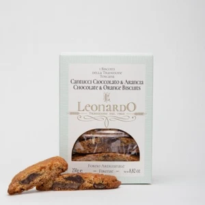 Chocolate Cookies & Orange 250 Gr - Window Box LEONARDO - Picture 1 of 7