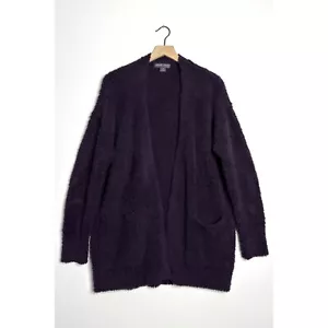 BAREFOOT DREAMS CozyChic Cardigan Maglione Oversize Ametista Viola Taglia S/M - Foto 1 di 6